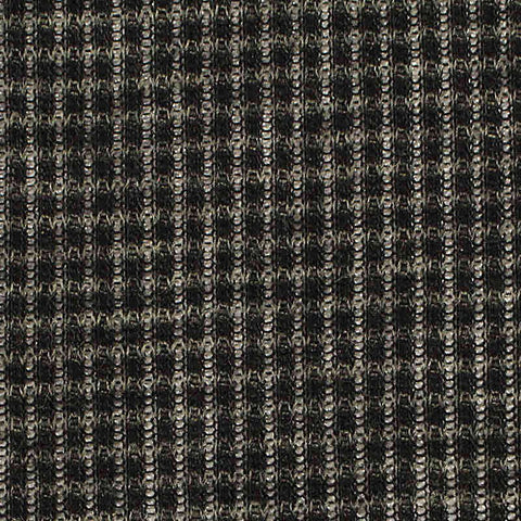 Black Check Rib Knit