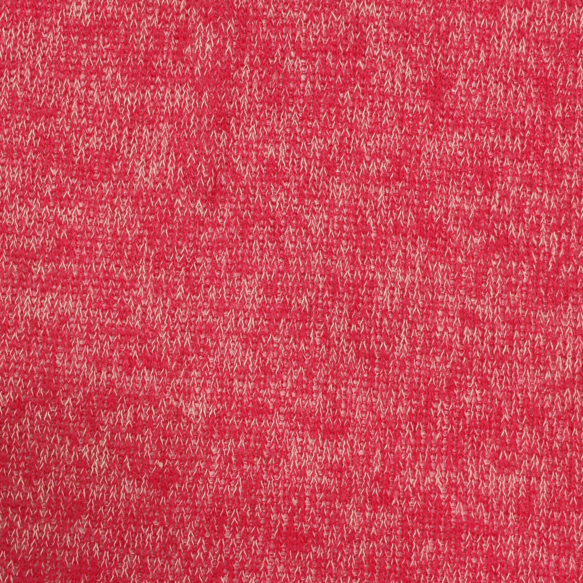 Red Marl Chunky Knit, Viscose-Poly, 135 gsm