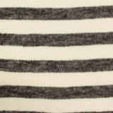 Black Stripes Knit, Cotton-Poly