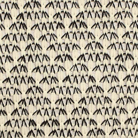 Black Chevron Chunky Knit, Polyester, 133 gsm