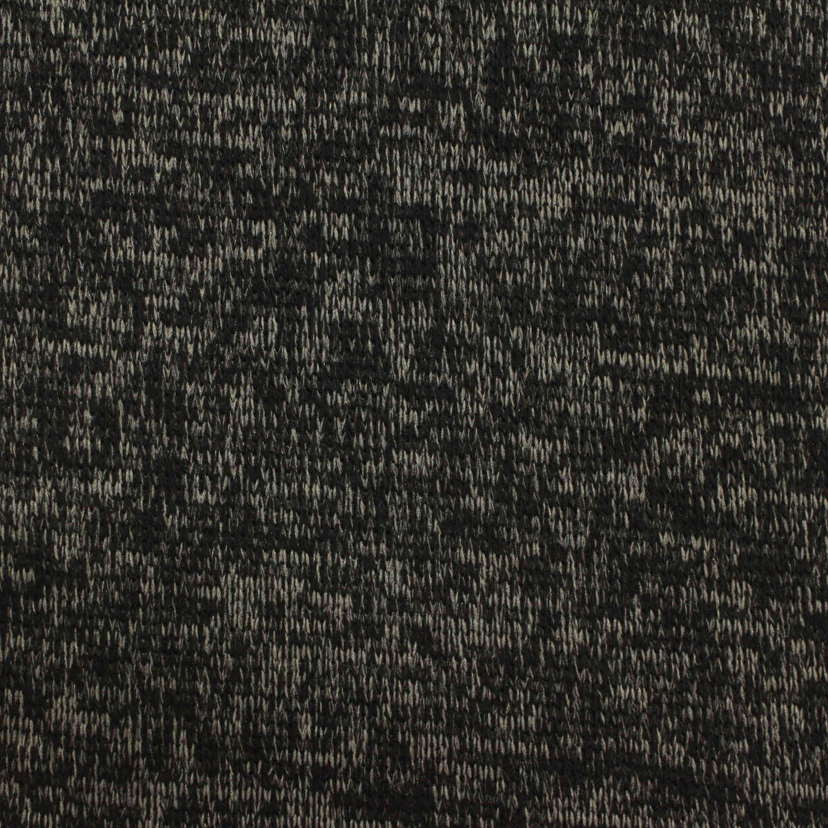 Black Marl Chunky Knit, Viscose-Poly, 212 gsm