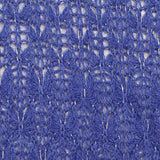 Blue Openwork Chunky Knit, Acrylic — texture