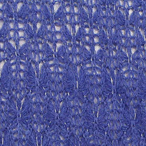 Blue Openwork Chunky Knit, Acrylic
