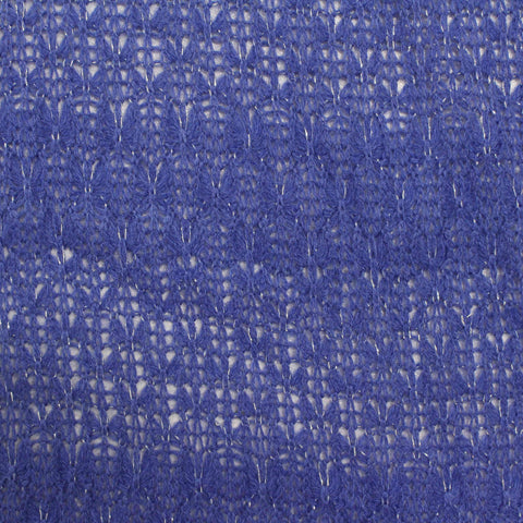 Blue Openwork Chunky Knit, Acrylic