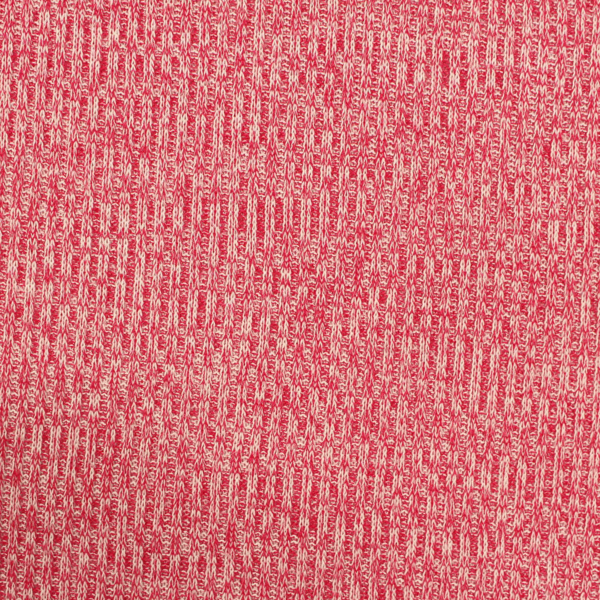 Red Marl Rib Knit, Poly-Viscose, 225 gsm