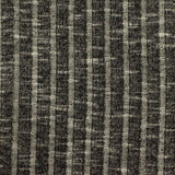 Black Marled-Stripe Rib Knit, Poly-Viscose
