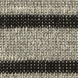 Black Horizontal-Stripe Chunky Knit, Viscose-Poly — texture