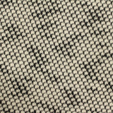 Black Houndstooth Chunky Knit, Poly-Cotton