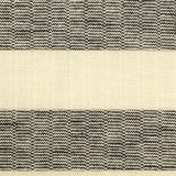 Cream Horizontal-Stripe Rib Knit, Viscose-Poly — texture