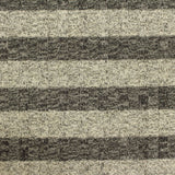 Dark Grey Check Rib Knit, Poly-Viscose
