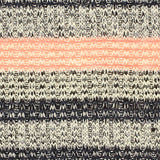 Marled Grey Horizontal-Stripe Rib Knit, Poly-Viscose — texture