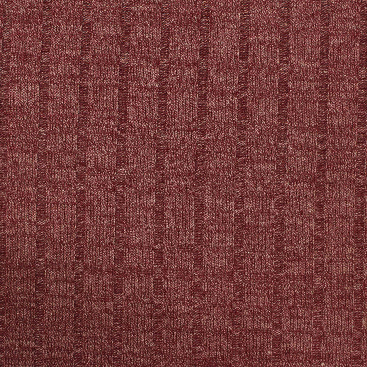 Polyester Stretch Rib Knit Fabric, 193 gsm, 155 cm — Red