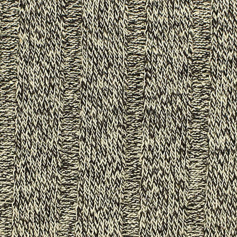 Black Marl Rib Knit, Cotton-Poly, 193 gsm
