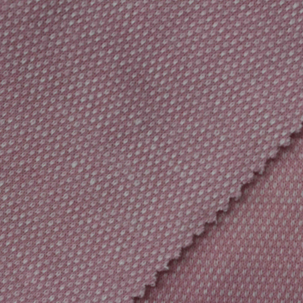 100% Polyester Interlock Knit Fabric, 323 gsm, 165 cm — Pink