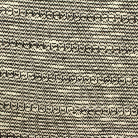 Black Marl Chunky Knit, Viscose-Poly, 192 gsm