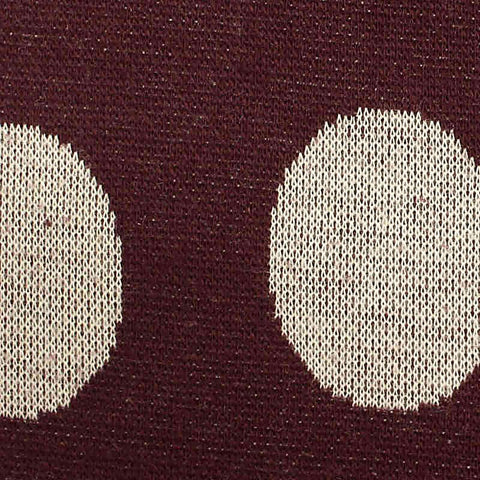 White Dots Chunky Knit, Poly-Viscose