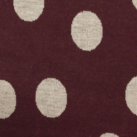White Dots Chunky Knit, Poly-Viscose