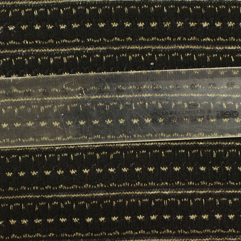 Black Wavy-Line Chunky Knit, Cotton