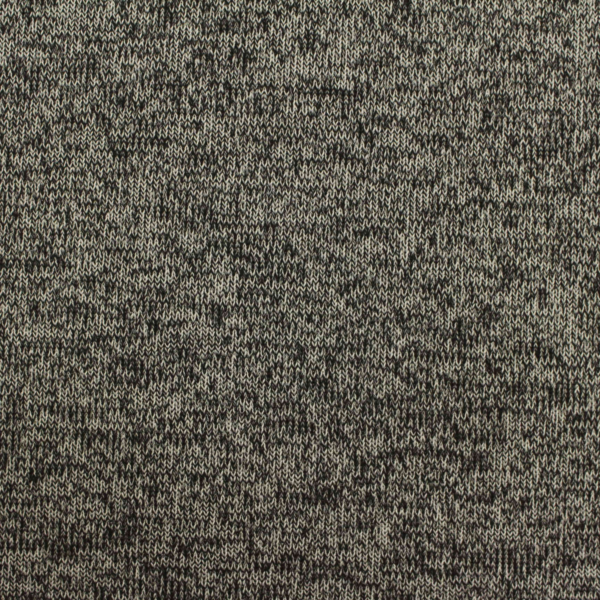 Black Marl Rib Knit, Viscose-Poly, 282 gsm