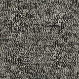 Black Marl Rib Knit, Viscose-Poly — texture