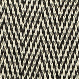 Black Chevron Chunky Knit, Cotton-Poly — texture