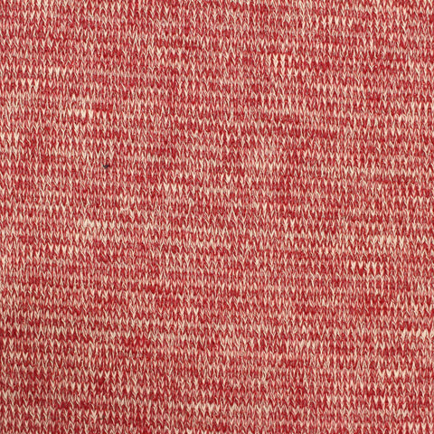 Red Marl Chunky Knit, Poly-Viscose, 227 gsm