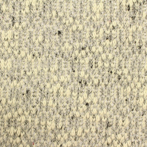 Light Cream Marl Chunky Knit, Cotton-Poly, 146 gsm
