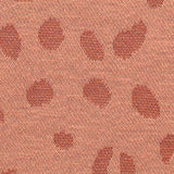 Terracotta Leopard Jacquard, Cotton-Poly — texture