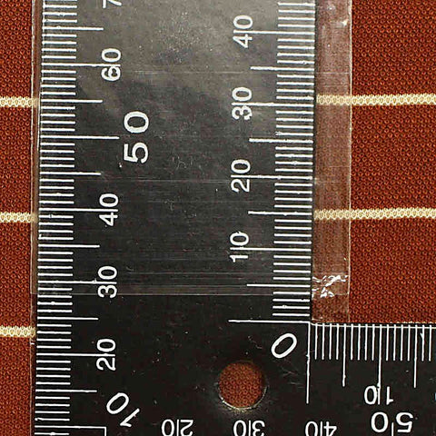 Rust Horizontal-Stripe Piqué Knit, Viscose-Nylon
