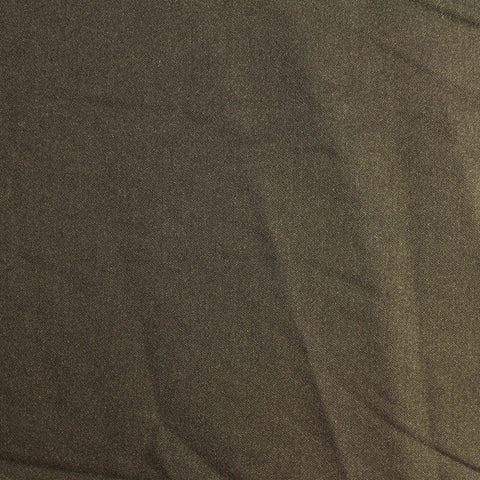 Polyester Viscose Stretch Satin Fabric, 244 gsm — Khaki