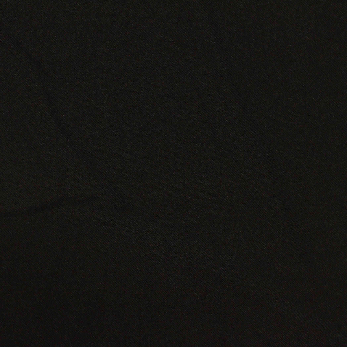 Polyester Viscose Stretch Woven Fabric, 187 gsm — Black
