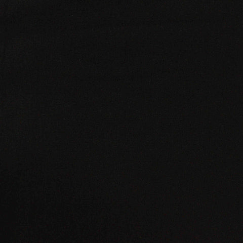 Polyester Viscose Stretch Twill Fabric, 281 gsm — Black