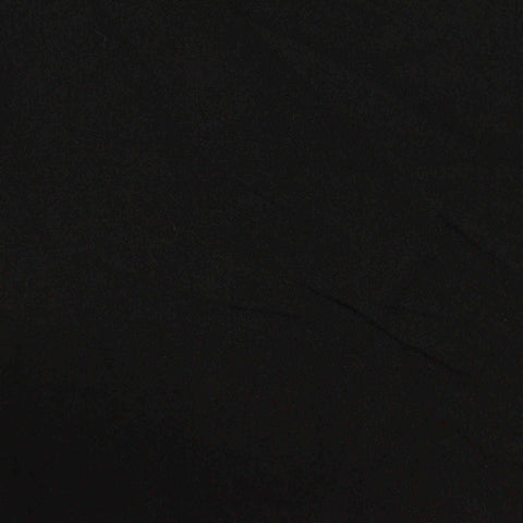 Polyester Viscose Stretch Woven Fabric, 203 gsm — Black
