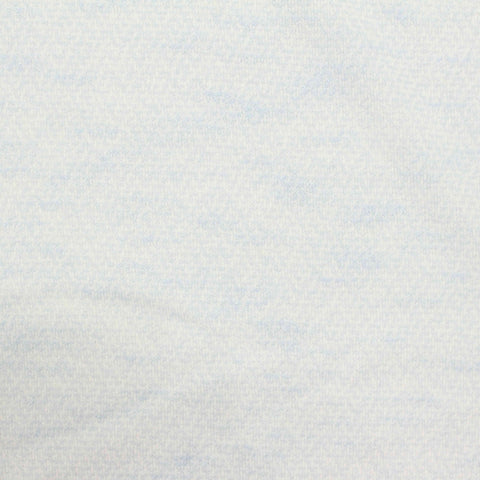Light Blue Marl Interlock Knit, Poly-Cotton