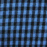 Blue Check Knit, Cotton