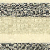 Cream Horizontal-Stripe Knit, Poly-Viscose — texture
