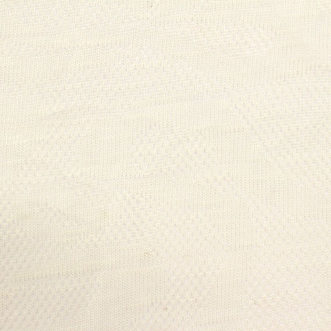 Cream Tone-on-Tone Dot Mesh, Polyester, 106 gsm