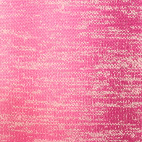 Pink Marl Chunky Knit, Poly-Viscose, 214 gsm