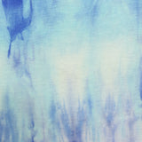 Blue Watercolor Jersey Knit, Polyester