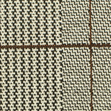 Black Houndstooth Knit, Poly-Viscose — texture