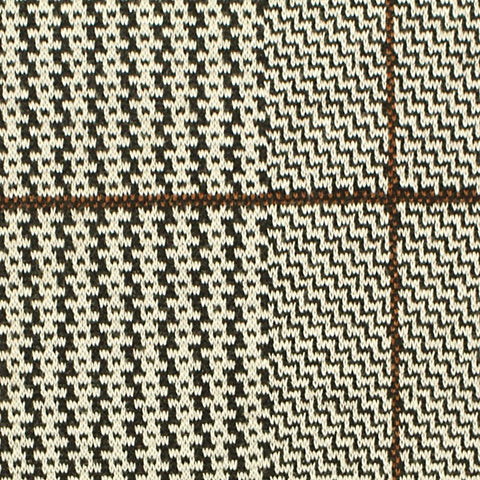 Black Houndstooth Knit, Poly-Viscose, 263 gsm