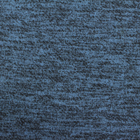 Blue Marl Fleece, Polyester, 154 gsm