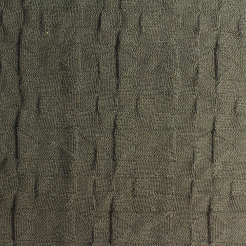 Green Geometric-Square Jacquard, Cotton