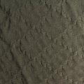 Dark Green Square Jacquard, Cotton