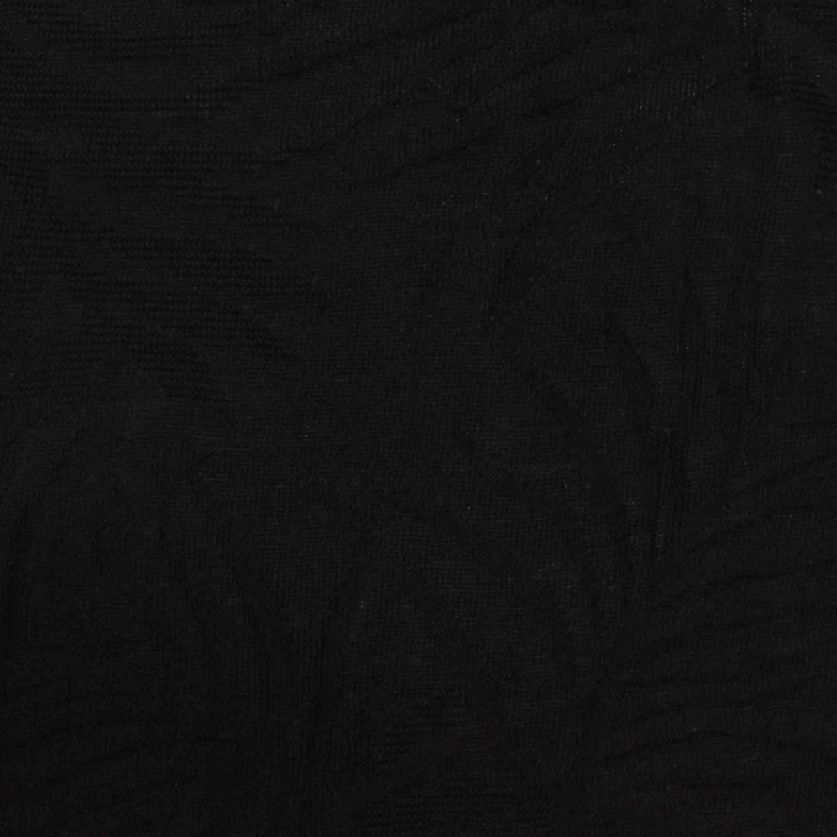 Jacquard 100% Cotton Knit Fabric, 173 gsm, 170 cm — Black