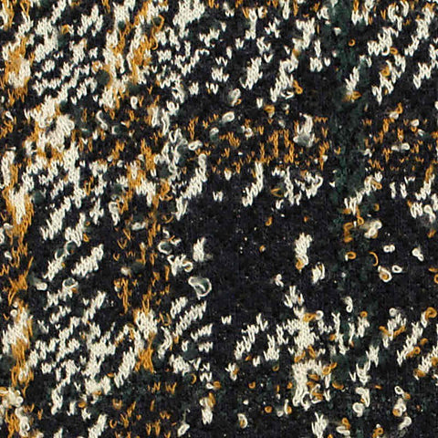 Black Bold-Plaid Jacquard, Poly-Viscose