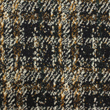 Black Bold-Plaid Jacquard, Poly-Viscose