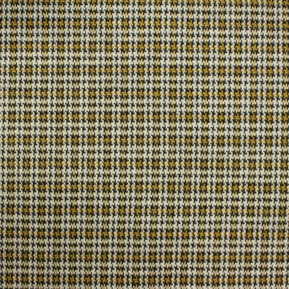 Black Small-Houndstooth Jacquard, Polyester