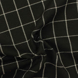 Black Grid Jacquard, Polyester