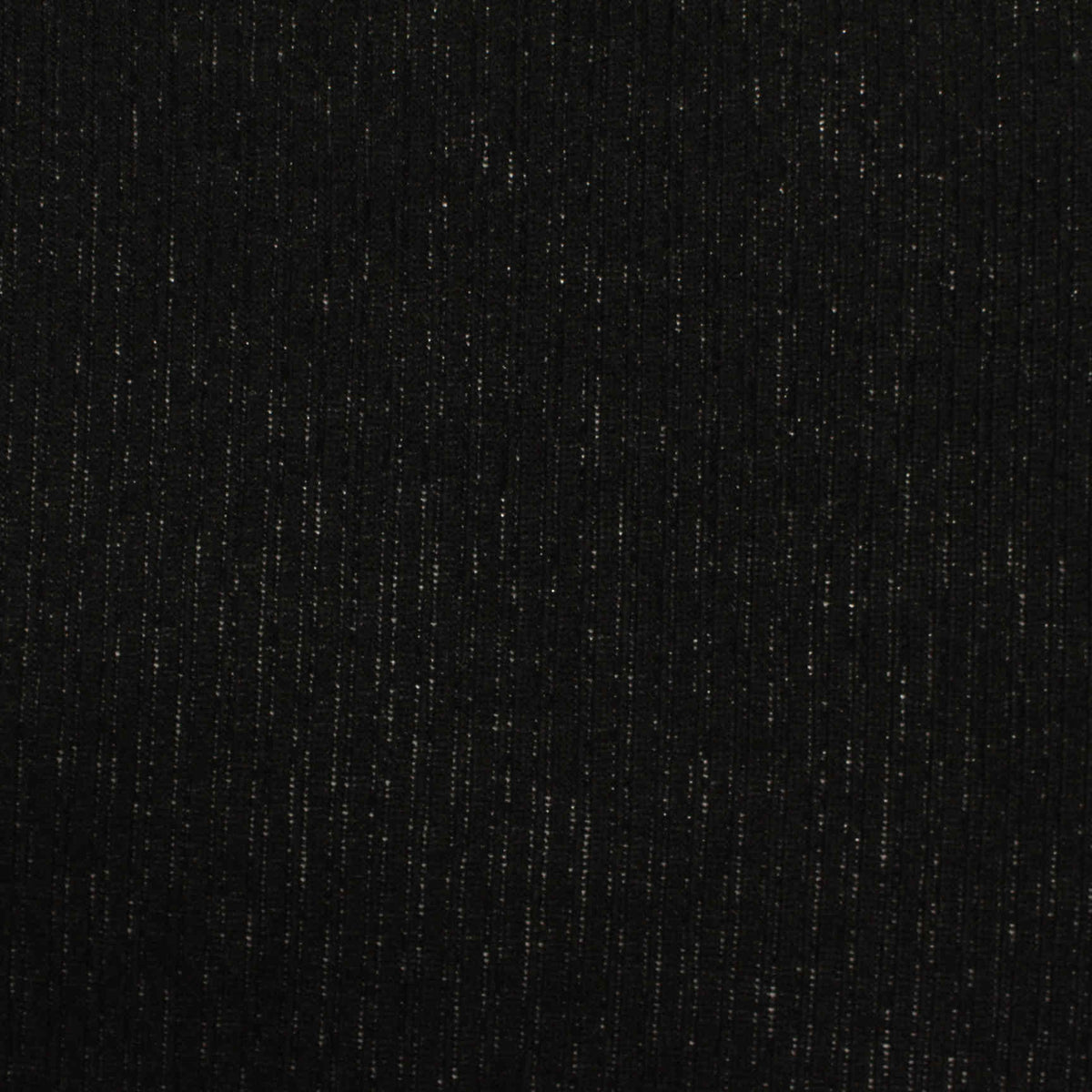 Black Marl Rib Knit, Viscose-Poly, 188 gsm